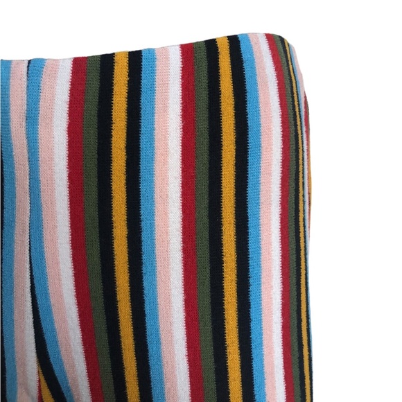 Multicolor Striped Wide Leg Pants Size S - Picture 4 of 7